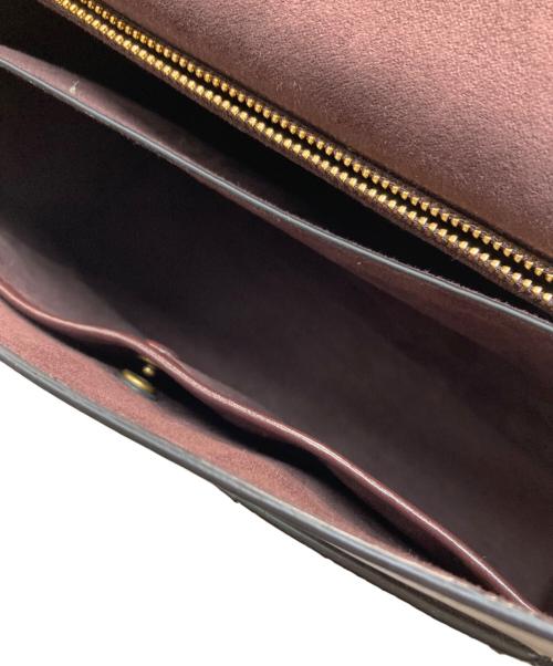 COACH（コーチ）COACH (コーチ) TABBY トップハンドル 2WAYバッグ アイボリー×ブラックの古着・服飾アイテム