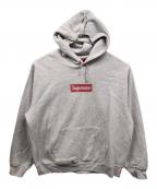 SUPREMEシュプリーム）の古着「Inside Out Box Logo Hooded Sweatshirt」｜グレー