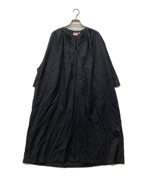 INDIA INDUSTRIES（インディアインダストリー）INDIA INDUSTRIES (インディアインダストリー) コットンローン ワンピース ブラック サイズ:1の古着・服飾アイテム
