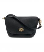 COACHコーチ）の古着「ショルダーバッグ カーリー クロスボディ」｜ブラック