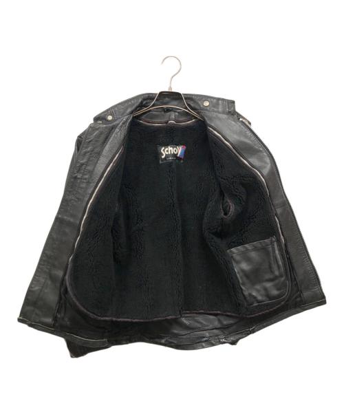 Schott（ショット）Schott (ショット) ボアライナー付きシングルライダースジャケット ブラック サイズ:34の古着・服飾アイテム