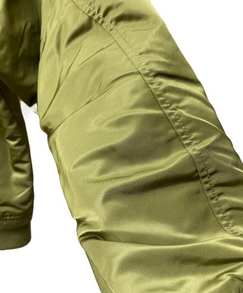 Aape BY A BATHING APE（エーエイプ バイ アベイシングエイプ）AAPE BY A BATHING APE (エーエイプ バイ アベイシングエイプ) ムーンフェイス ボンバージャケット グリーン サイズ:Mの古着・服飾アイテム