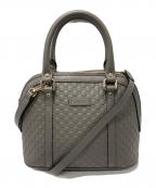 GUCCIグッチ）の古着「マイクログッチシマ2WAYショルダーバッグ」｜グレー