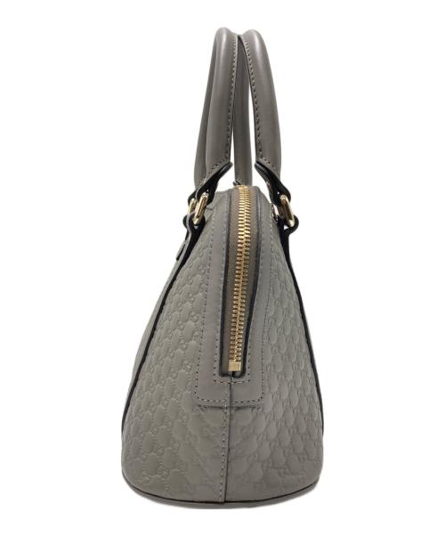 GUCCI（グッチ）GUCCI (グッチ) マイクログッチシマ2WAYショルダーバッグ グレーの古着・服飾アイテム