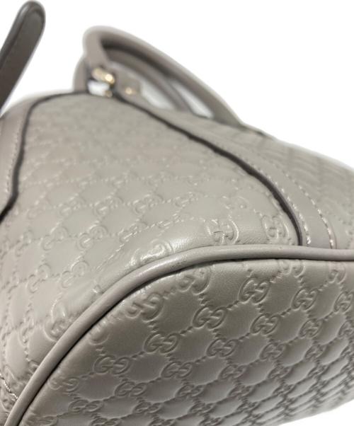 GUCCI（グッチ）GUCCI (グッチ) マイクログッチシマ2WAYショルダーバッグ グレーの古着・服飾アイテム