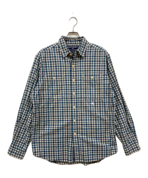 POLO SPORT（ポロスポーツ）POLO SPORT (ポロスポーツ) チェックシャツ ブルー サイズ:Mの古着・服飾アイテム