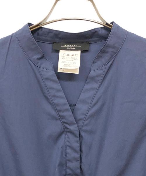 WEEKEND Max Mara（ウィークエンド マックスマーラ）Weekend Max Mara (ウィークエンド マックスマーラ) ブラウスワンピースy ネイビー サイズ:40の古着・服飾アイテム