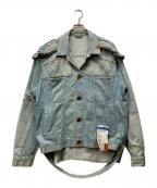 Maison MIHARA YASUHIROメゾン ミハラ ヤスヒロ）の古着「W-NECKDENIM BLOUZON」｜インディゴ