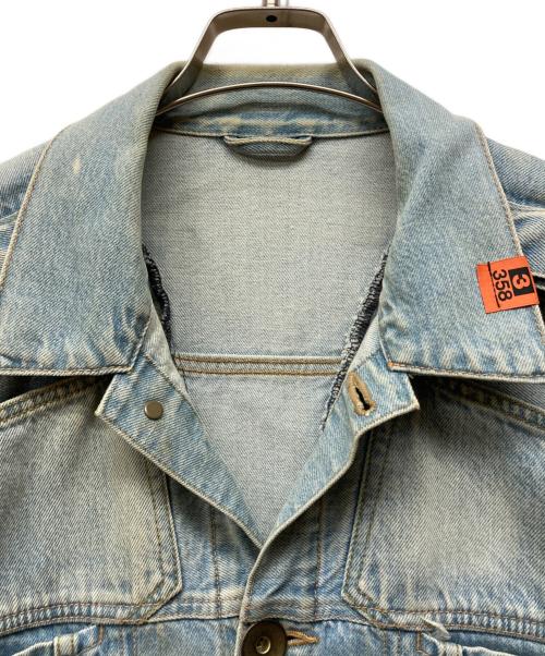 Maison MIHARA YASUHIRO（メゾン ミハラ ヤスヒロ）Maison MIHARA YASUHIRO (メゾン ミハラ ヤスヒロ) W-NECKDENIM BLOUZON インディゴ サイズ:50の古着・服飾アイテム
