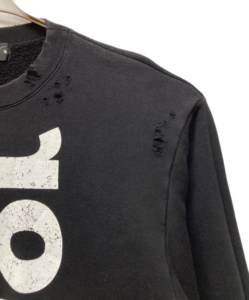 KOLOR（カラー）KOLOR (カラー) ダメージ加工スウェット ブラック サイズ:5の古着・服飾アイテム