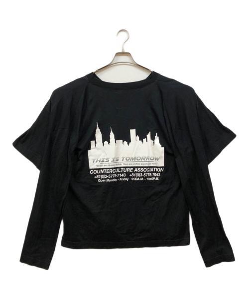 Maison MIHARA YASUHIRO（メゾン ミハラ ヤスヒロ）Maison MIHARA YASUHIRO (メゾン ミハラ ヤスヒロ) Tシャツ ブラック サイズ:46の古着・服飾アイテム