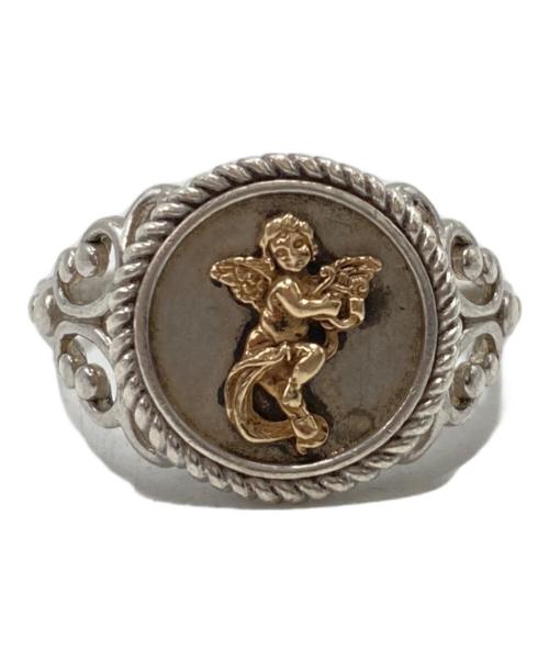 AVALANCHE（アヴァランチ）AVALANCHE (アヴァランチ) コンビネーション ジュエリー リング シルバー×イエローゴールド サイズ:20号の古着・服飾アイテム