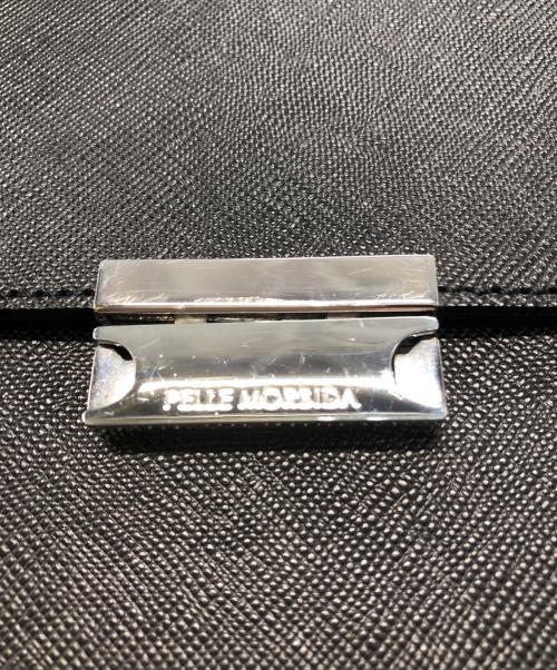 PELLE MORBIDA（ペッレモルビダ）PELLE MORBIDA (ペッレモルビダ) クラッチバッグ ブラックの古着・服飾アイテム