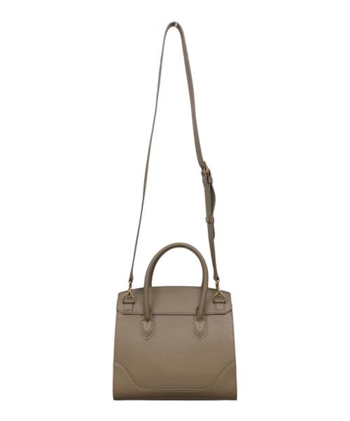 PELLE MORBIDA（ペッレモルビダ）PELLE MORBIDA (ペッレモルビダ) VELA ミニボストンバッグ ベージュの古着・服飾アイテム