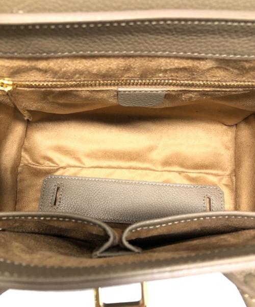 PELLE MORBIDA（ペッレモルビダ）PELLE MORBIDA (ペッレモルビダ) VELA ミニボストンバッグ ベージュの古着・服飾アイテム