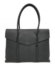 PELLE MORBIDA（ペッレモルビダ）の古着「HAWSER フラップトートバッグ」｜グレー
