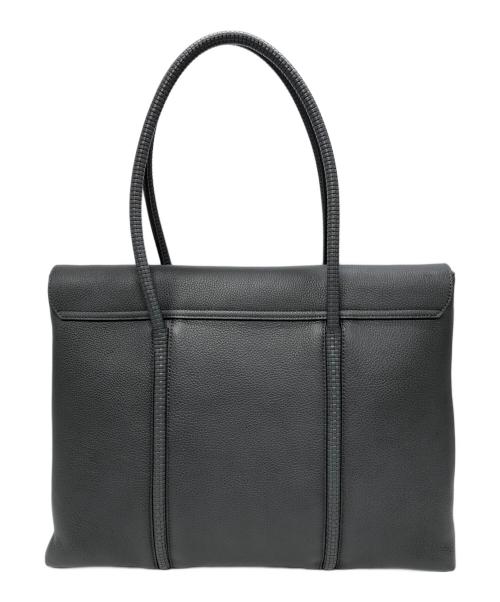 PELLE MORBIDA（ペッレモルビダ）PELLE MORBIDA (ペッレモルビダ) HAWSER フラップトートバッグ グレーの古着・服飾アイテム