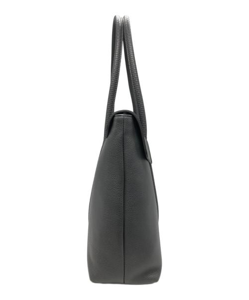 PELLE MORBIDA（ペッレモルビダ）PELLE MORBIDA (ペッレモルビダ) HAWSER フラップトートバッグ グレーの古着・服飾アイテム