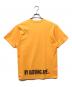 A BATHING APE (アベイシングエイプ) ビッグロゴプリントtシャツ オレンジ サイズ:M：6000円