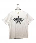 A BATHING APEアベイシングエイプ）の古着「ロゴプリントtシャツ」｜ホワイト