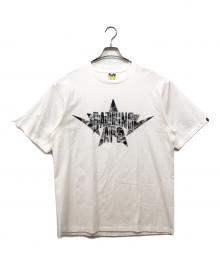 A BATHING APE（アベイシングエイプ）の古着「ロゴプリントtシャツ」｜ホワイト