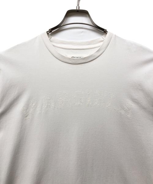 Maison Margiela（メゾンマルジェラ）Maison Margiela (メゾンマルジェラ) ロゴカットソー ホワイト サイズ:Mの古着・服飾アイテム