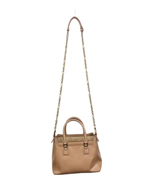 Maison Margiela（メゾンマルジェラ）Maison Margiela (メゾンマルジェラ) 5ACショルダーバッグ ピンクベージュの古着・服飾アイテム