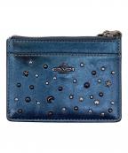 COACH×水原希子コーチ×ミズハラキコ）の古着「チェーン付きコインケース」｜ブルー