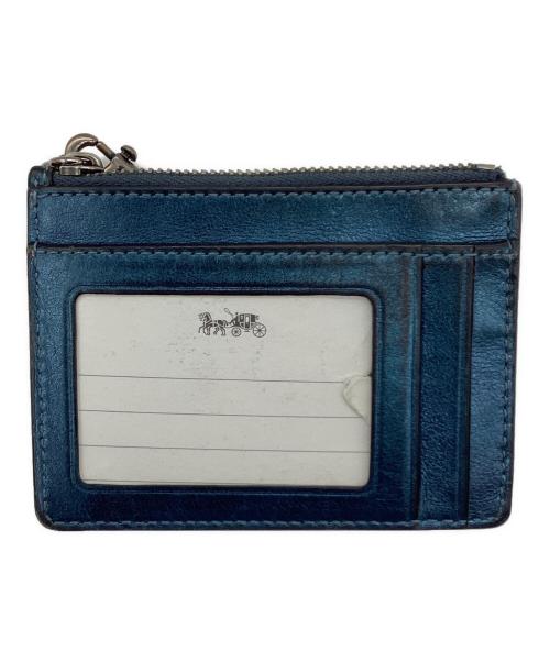 COACH（コーチ）COACH (コーチ) 水原希子 (ミズハラキコ) チェーン付きコインケース ブルーの古着・服飾アイテム