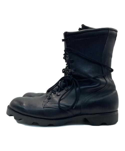 NO BRAND（ノーブランド）NO BRAND  (ノーブランド) コンバットブーツ ブラック サイズ:9 1/2の古着・服飾アイテム