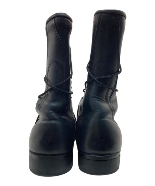 NO BRAND（ノーブランド）NO BRAND  (ノーブランド) コンバットブーツ ブラック サイズ:9 1/2の古着・服飾アイテム