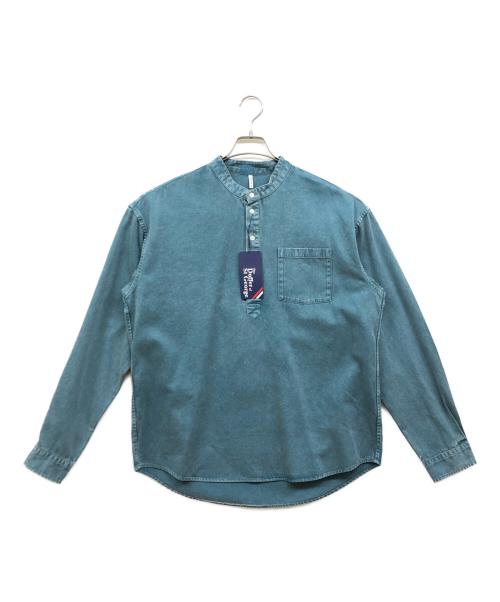 DUFFER（ダファー）DUFFER (ダファー) プルオーバーシャツ ブルー サイズ:Mの古着・服飾アイテム