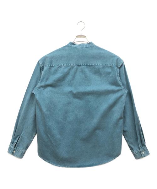 DUFFER（ダファー）DUFFER (ダファー) プルオーバーシャツ ブルー サイズ:Mの古着・服飾アイテム