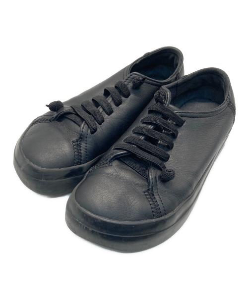CAMPER（カンペール）CAMPER (カンペール) 無印良品 (ムジルシリョウヒン) レザーシューズ ブラック サイズ:23.5の古着・服飾アイテム