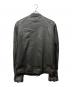 GIORGIO BRATO (ジョルジョブラッド) ラムレザーシングルライダースジャケット ブラック サイズ:44：27000円