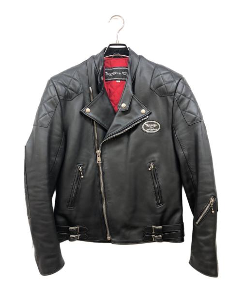 Lewis Leathers（ルイスレザース）Lewis Leathers (ルイスレザース) triumph (トライアンフ) ダブルライダースジャケット ブラック サイズ:36の古着・服飾アイテム