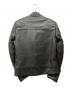 Lewis Leathers (ルイスレザース) triumph (トライアンフ) ダブルライダースジャケット ブラック サイズ:36：180000円