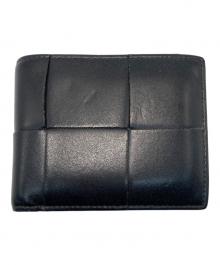 BOTTEGA VENETA（ボッテガベネタ）の古着「カセットイントレチャートウォレット」｜ブラック