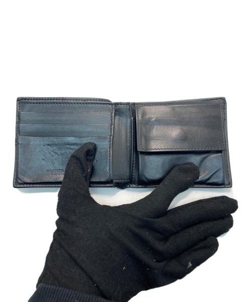 BOTTEGA VENETA（ボッテガベネタ）BOTTEGA VENETA (ボッテガベネタ) カセットイントレチャートウォレット ブラックの古着・服飾アイテム