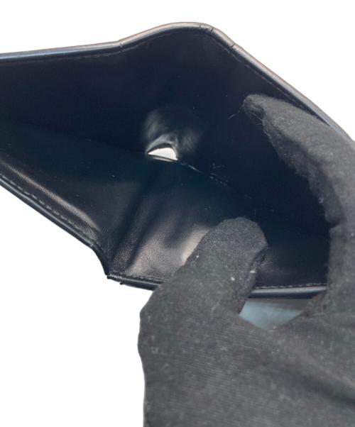 BOTTEGA VENETA（ボッテガベネタ）BOTTEGA VENETA (ボッテガベネタ) カセットイントレチャートウォレット ブラックの古着・服飾アイテム