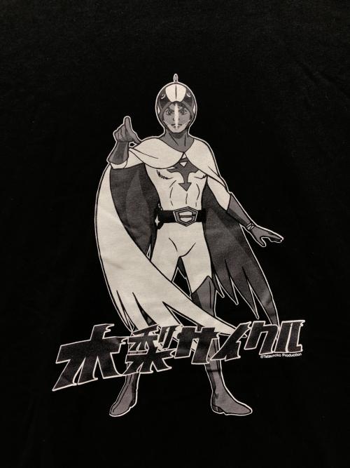木梨サイクル（キナシサイクル）木梨サイクル (キナシサイクル) ガッチャマンt ブラック サイズ:XLの古着・服飾アイテム