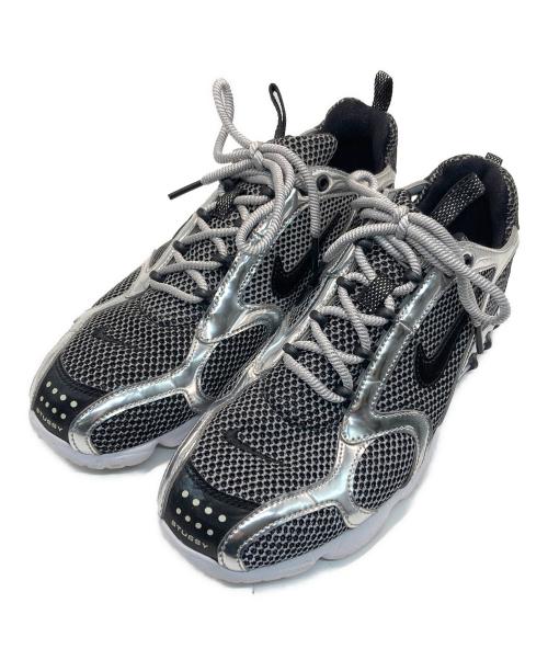NIKE（ナイキ）NIKE (ナイキ) stussy (ステューシー) AIR ZOOM SPIRIDON CAGED ブラック サイズ:26.5の古着・服飾アイテム