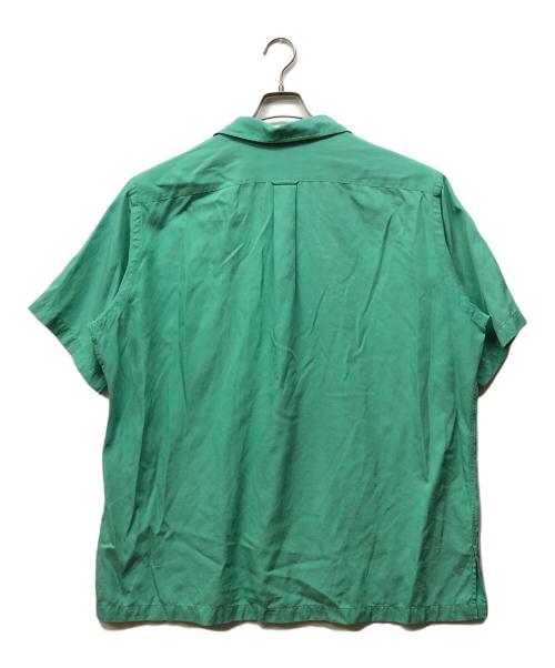 POLO RALPH LAUREN（ポロ・ラルフローレン）POLO RALPH LAUREN (ポロ・ラルフローレン) コットンシルクオープンカラーシャツ ブルー サイズ:XLの古着・服飾アイテム