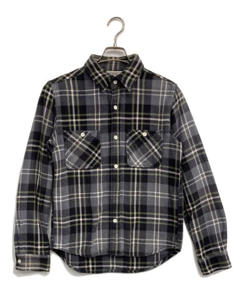 FIVE BROTHER（ファイブブラザー）FIVE BROTHER (ファイブブラザー) ネルシャツ グレー サイズ:Sの古着・服飾アイテム