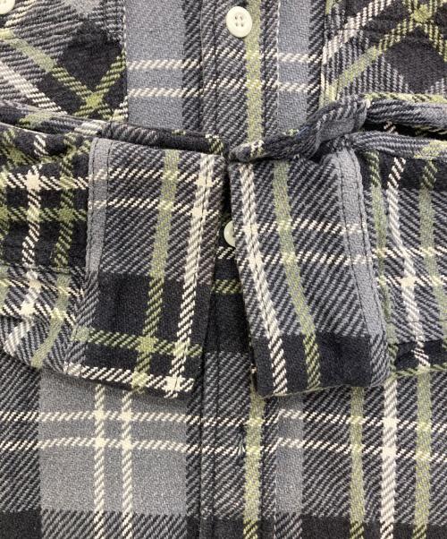 FIVE BROTHER（ファイブブラザー）FIVE BROTHER (ファイブブラザー) ネルシャツ グレー サイズ:Sの古着・服飾アイテム