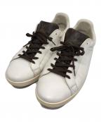 LOUIS VUITTONルイ ヴィトン）の古着「ルクセンブルグライン ローカットスニーカー」｜ホワイト×ブラウン