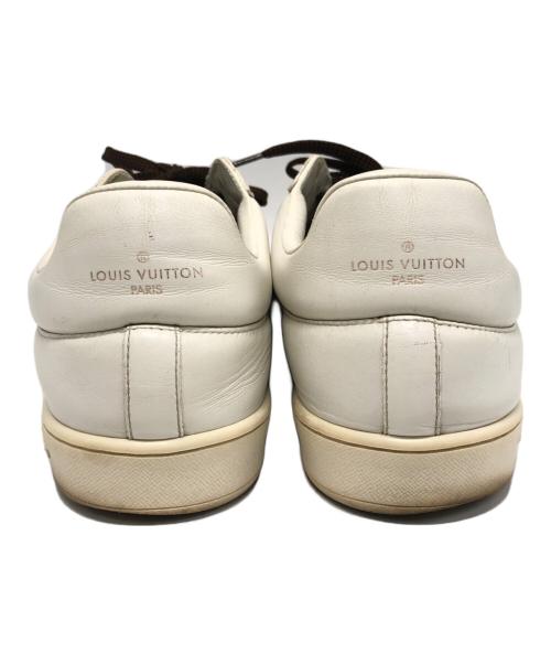 LOUIS VUITTON（ルイ ヴィトン）LOUIS VUITTON (ルイ ヴィトン) ルクセンブルグライン ローカットスニーカー ホワイト×ブラウン サイズ:9の古着・服飾アイテム