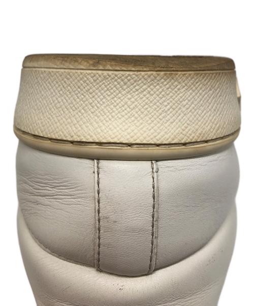 LOUIS VUITTON（ルイ ヴィトン）LOUIS VUITTON (ルイ ヴィトン) ルクセンブルグライン ローカットスニーカー ホワイト×ブラウン サイズ:9の古着・服飾アイテム