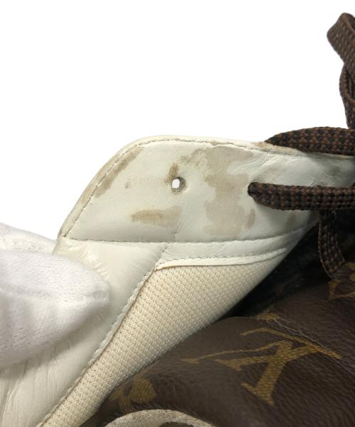 LOUIS VUITTON（ルイ ヴィトン）LOUIS VUITTON (ルイ ヴィトン) ルクセンブルグライン ローカットスニーカー ホワイト×ブラウン サイズ:9の古着・服飾アイテム