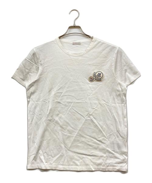 MONCLER（モンクレール）MONCLER (モンクレール) MAGLIA T-SHIRT ホワイト サイズ:Lの古着・服飾アイテム